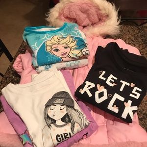 Girls Sz5 Jessica Simpson Jacket & assor. Clothes